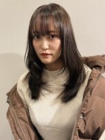 サンデイズド(SUNDAZED)&nbsp;セミロング/ブラウンベージュ/レイヤーカット