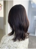 ハッシュカット風 韓国レイヤーカット