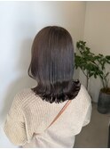 透明感グレージュ