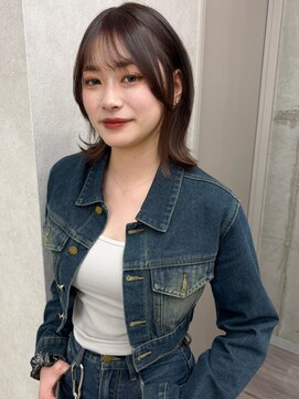 アロ 大阪梅田(alo) 【momoa】ナチュラルブラウンカラー《ブリーチ/大阪梅田》