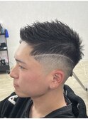 サーフカール/スパイキーショート/ブルーブラック/津田沼