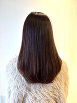 ココカラヘアー ニコ(cococara hair nico) レイヤーカット/髪質改善/顔まわりレイヤー/ピンクブラウン