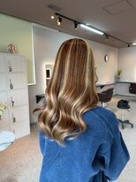 パーミルヘアーピピ(permille hair pipi) ブラウン×ハイライト