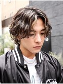 【Infinis】ウェーブで作る色気ミディアムパーマ