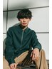 メンズカット+スパイラルパーマ+4stepトリートメント¥13000(栄/眉毛/韓国)