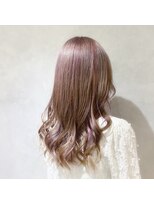グルー(glue) ピンクベージュ × インナーピンク