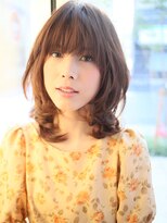 アニモフィオレンテ 南越谷店(animoFIORENTE)&nbsp;+animo南越谷+ 重めバングが新鮮！ランダムカール