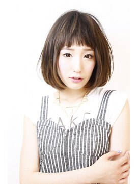 アンクス(anx) ショートバングのこなれボブ