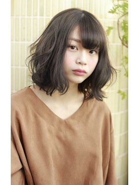 ヘアーガーデン ハニワ(Hair Garden 葉庭) グレージュ×ゆるふわ×ボブ