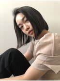 心斎橋簡単スタイリング似合わせカットボブ大人かわいい