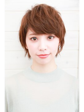 オーシャン(Ocean) [OCEAN Hair&Life]ネオウルフ☆外ハネボブ☆アッシュブラウン