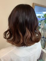 アウラニヘアーリゾート(AULANI Hair Resort)&nbsp;ベリー系のハイライト＋グラデーションカラー☆