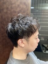 ヒロギンザ 新橋日比谷口店(HIRO GINZA)&nbsp;ツーブロックパーマスタイル