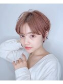 ハンサムショート&ハイトーンヘルシーカラー