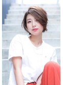 大人ショート ヘアカラー【池袋】