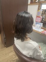 クネア(kunea)&nbsp;外はねパーマ/マロンブラウン/透明感/くびれショート