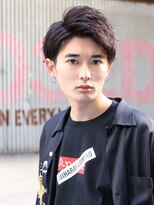 ネイビー(NAVY)&nbsp;アッパーマッシュショート