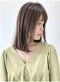 【透明感カラー】ブルーシルバーで暗くても透ける透明感カラー♪
