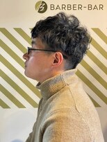 バーバーバー アカバネ(BARBER-BAR AKABANE)&nbsp;大人のパーマスタイル【BARBER-BAR】
