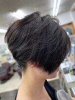 美容室 びゃんびゃん 社店&nbsp;刈上げ前下がりボブ