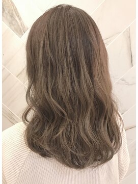 カノイ(KANOI) 透け感大人アッシュグレーベージュ