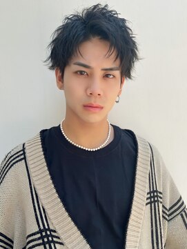 メーヴェ(Mowen) mowen メンズカット アップバング ショートパーマ