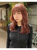 〈暖色系カラー × フワッとstyling〉