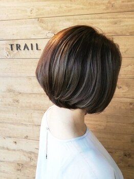 トレイル(TRAIL)の写真/【修学院/一乗寺】特許取得！『隠す』から『魅せる』髪質改善カラーで若々しく透明感のある髪へ♪