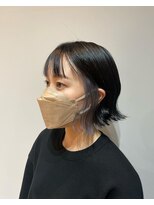 チェロ(CHERO)&nbsp;★美髪イヤリングカラー外ハネ切りっぱなしボブ