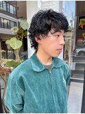 メンズウルフスパイラルパーマ / 井上