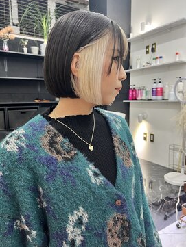 チュダック(ChuDuck) 韓国風《インナーカラー》ブリーチ/ケアブリーチ/ダブルカラー