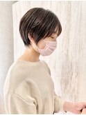 丸みショート/ショートボブ/大人ショートボブ/20代30代40代
