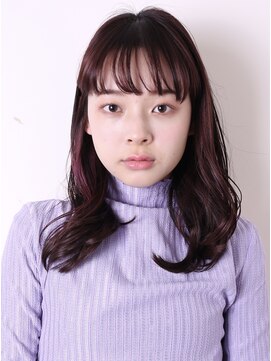 ヨファ ヘアー 芦屋店(YOFA hair) 大人可愛い似合わせカット美髪エアリーロングピンクブラウン0304