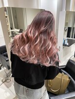 アライブ ハラジュク(ALIVE harajuku) 【Rikuto】春に大人気コーラルピンクバレイヤージュ