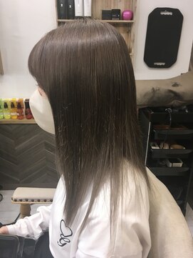 ヘアメイクゼロ 坂戸駅前店(hairmake zero) ミルクティーベージュカラー