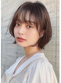 耳掛けショート.ボブ.韓国ボブ.韓国ヘア.韓国