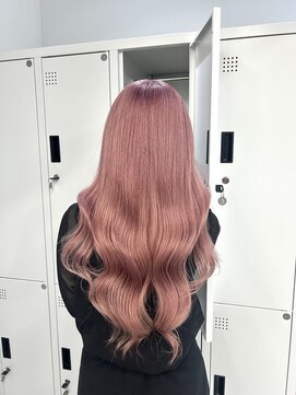 ペレ 栄店(PELE) デザインカラー/レイヤーカット/ウェットヘア/オリーブベージュ