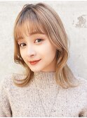 【La fith】シルキーベージュ×くびれミディアム