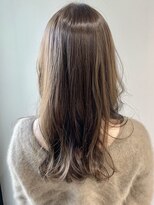 ユウル 横浜(juhl.)&nbsp;ベージュブラウン/ブリーチなしカラー/暗めカラー