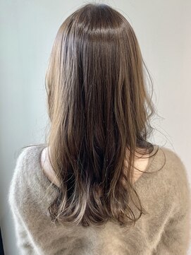 ユウル 横浜(juhl.) ベージュブラウン/ブリーチなしカラー/暗めカラー