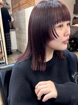 ラック 津田沼(LUCK)&nbsp;津田沼　前髪パーマ ぱっつん前髪 ボブパーマ