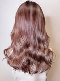 20代30代40代ハイライト外国人風カラーチェリーブラウン髪質改善