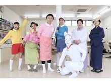 ヘアシルバ(HAIR SILVA)の雰囲気（ハロウィンでの仮装営業の様子（笑）テーマは【サザエさん】）
