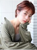 【La fith】マッシュショート×ベージュピンク
