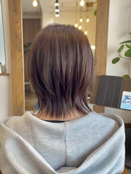 ソラ(sora)の写真/当店はイノアカラーを取り扱い。オイル配合で頭皮に優しく低刺激、繰り返すカラーでもツヤが続きます。