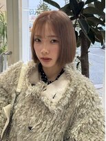 バルス(BLS)&nbsp;ブリーチなしダブルカラー/切りっぱなしボブ/髪質改善