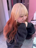 ダズリングディア(Dazzling Deer)&nbsp;オレンジ/ルーツカラー/抜きっぱなしブロンド/イメチェン