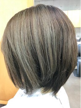 ハピネス(happiness)の写真/【光の森】大人女性のヘアカラーならhapinnessにお任せ♪自然な艶感＆透明感溢れるカラーを実現します★