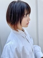 ソト 銀座(soto.)&nbsp;ハイライトカラー/くびれヘア/レイヤーパーマ/ミニボブ[銀座]