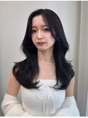 【LICCA 伊崎優李】韓国ヘア/レイヤーカット/前髪/姫カット